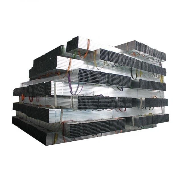 ERW Steel Square Tubing Standard Zizes, Pre-Zinc Coated Square Galvanized Steel Pipe
