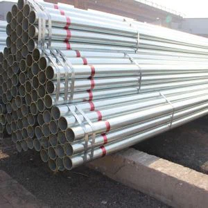 BS1387 ASTM A53 Rura stalowa ocynkowana ogniowo Hdg
