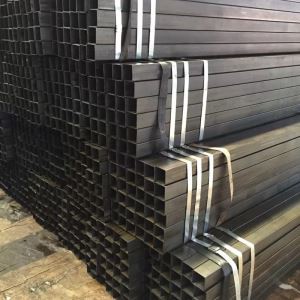 Ms Welded Black Steel Pipe Square Hollow Section Tianjin Cena fabryczna