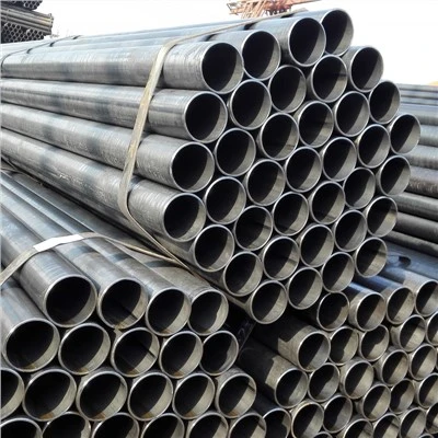 Spawana prostokątna / kwadratowa / okrągła rura stalowa / czarna rura Ms Pipe